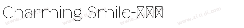 Charming Smile字体转换